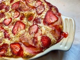 Rouge gourmand – Mon clafoutis aux fraises