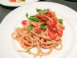 Tomates cerises – Linguine con pomodorini freschi