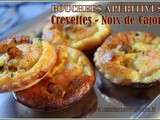 Bouchees aperitives crevettes noix de cajou