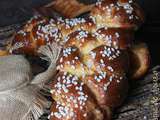 Brioche tressée à la fleur d’oranger