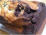 Cake marbre vanille chocolat