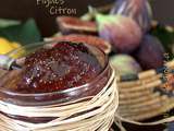 Confiture de figues au citron