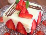 Mousse de creme patissiere aux fraises