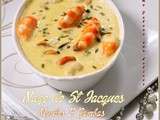 Nage de St Jacques Moules et Gambas