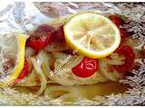 Poisson light en papillote