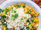 Curry rouge au chou-fleur