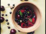 Nage de fruits rouges (recette pour changer les habitudes)