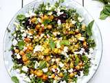 Salade de carottes/courgettes et pois chiches