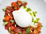 Salade de tomates et burrata