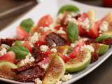 Salade de tomates, figues & feta