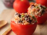 Tomates farcies au taboulé de quinoa