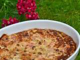 Clafoutis rhubarbe et noisettes