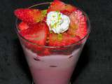 Mousse de fraises au fromage blanc