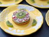 Petits cheese-cakes aux kiwis