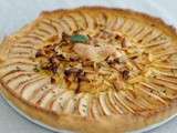 Tarte aux pommes, fleur d'oranger et romarin