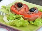 Tartines de tomates aux anchois