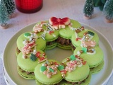 Couronne de Macaron de Noël