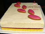 Entremets Calisson Framboise