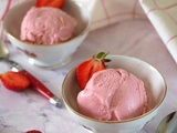 Glace à la Fraise {ultra simple}