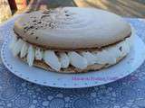 Macaron géant Praliné, Vanille et Tonka