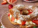 Paris-Brest Vanille Fraise