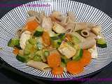 Penne Poulet Courgettes et Carottes