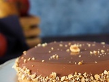 Tarte Chocolat et Caramel Noisette