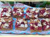 Fondants aux amandes et aux framboises