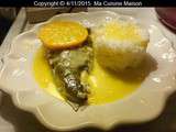 Turbot facon beurre blanc d'agrumes et riz de camargue (recette maison)