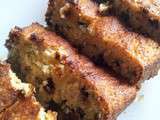 Cake amandes, banane et pepites de chocolat