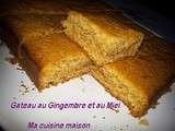 Gateau au Gingembre et au Miel