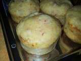 Muffins aux Bacons et au Fromage