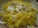 Tagliatelles fraiche, poires et gorgonzola