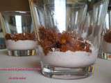 Verrine de mousse de jambon et tomates confites