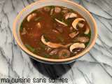 Soupe miso rapide, et un acacia très coriace