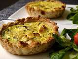 Quiches perdues au thon et salicorne