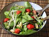 Salade asiatique aux fraises