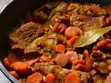 Tendron de veau aux carottes, au miel et aux épices