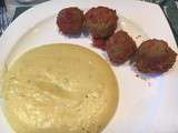 Boulettes de viande hachée & purée à l'ail 12 Sp