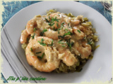 Colombo de crevettes aux poireaux