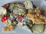 Polenta aux courgettes et tomates