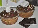 Cupcake citron et chocolat noir au gingembre