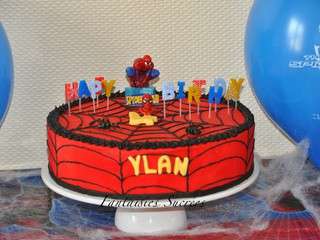 Gâteau d'anniversaire Spiderman (Spiderman birthday cake) 3D