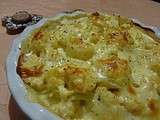 Gratin de chou fleur aux trois fromage