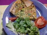 Quiche poireau/saumon/crevette et bisque de homard