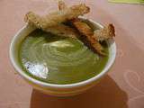 Soupe de légumes verts