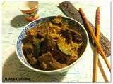 Nouilles boeuf courgettes