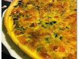 Quiche saumon courgette et Saint Moret