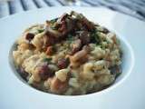 Risotto aux champignons des boisUn
 risotto bien crémeux, quoi