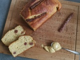 Cake salé moutarde et saucisson